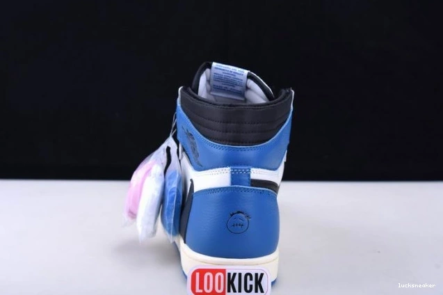 Reps LUCY and Travis Blue 1 Scott DH3227-105 Air White Jordan 0810